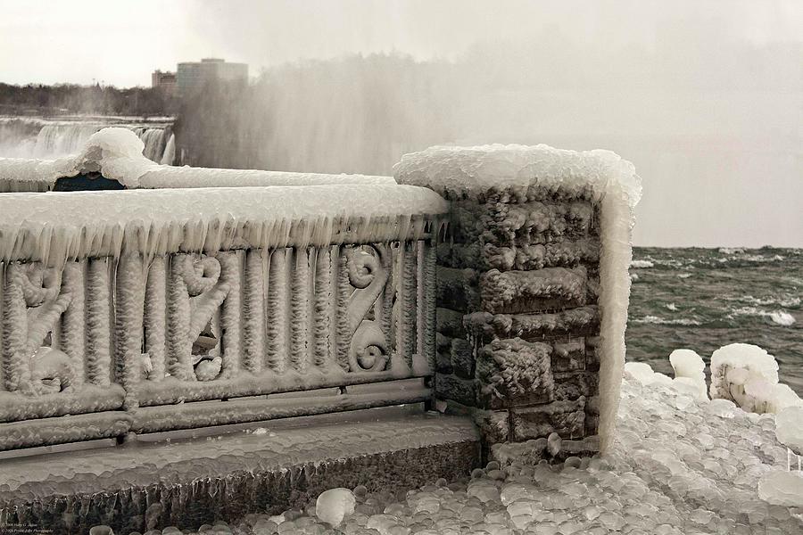 Walking The Frozen Niagara Pathway - 7 Photograph by Hany J
