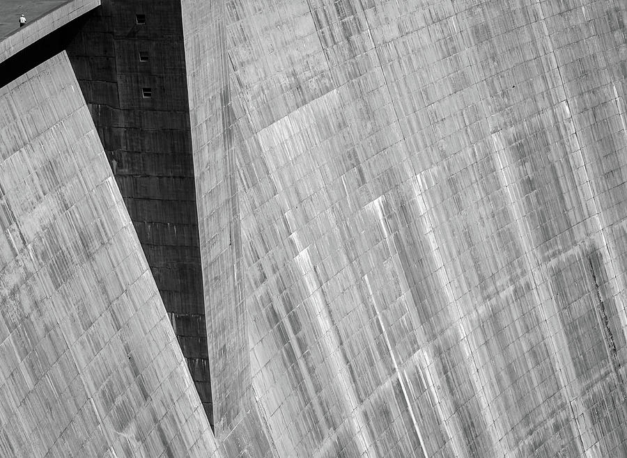 Architecture Photograph - Walking the Hoover Dam by Dave Bowman