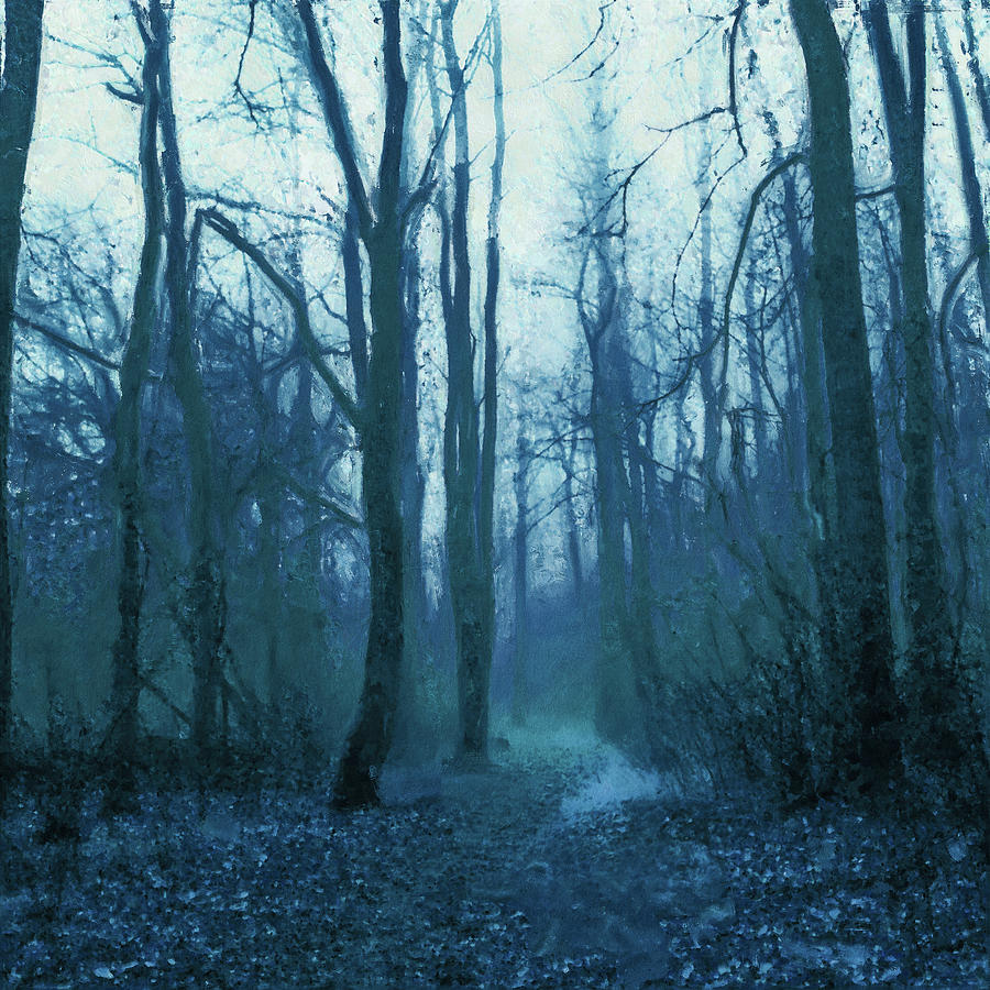 Walking through the Darkwood forest - 01 Painting by AM FineArtPrints ...
