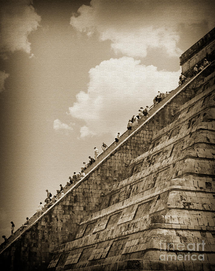 Walking Up The Pyramid Photograph by Kirt Tisdale