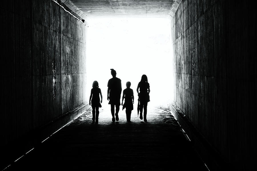 Walking with Fellowship in the Light Photograph by Daniel Brinneman