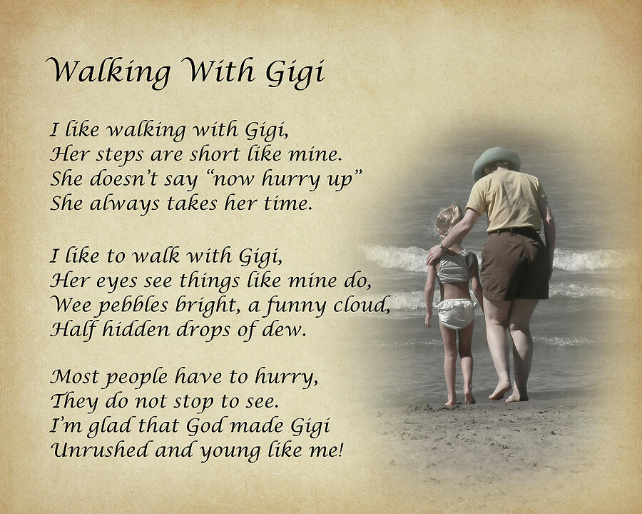 Walking With Gigi - Vintage Photograph by Dale Kincaid Walking With Gigi - Vintage Photograph by Dale Kincaid