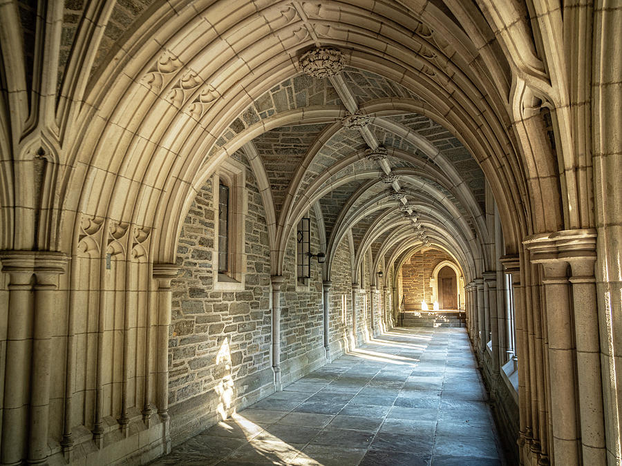 Walkway Arches at Holder Hall Princeton University Photograph by Kristia Adams