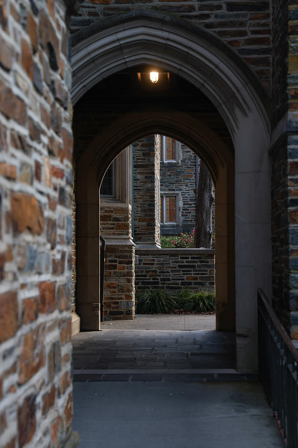 Walkway at Duke University Photograph by Eldon McGraw