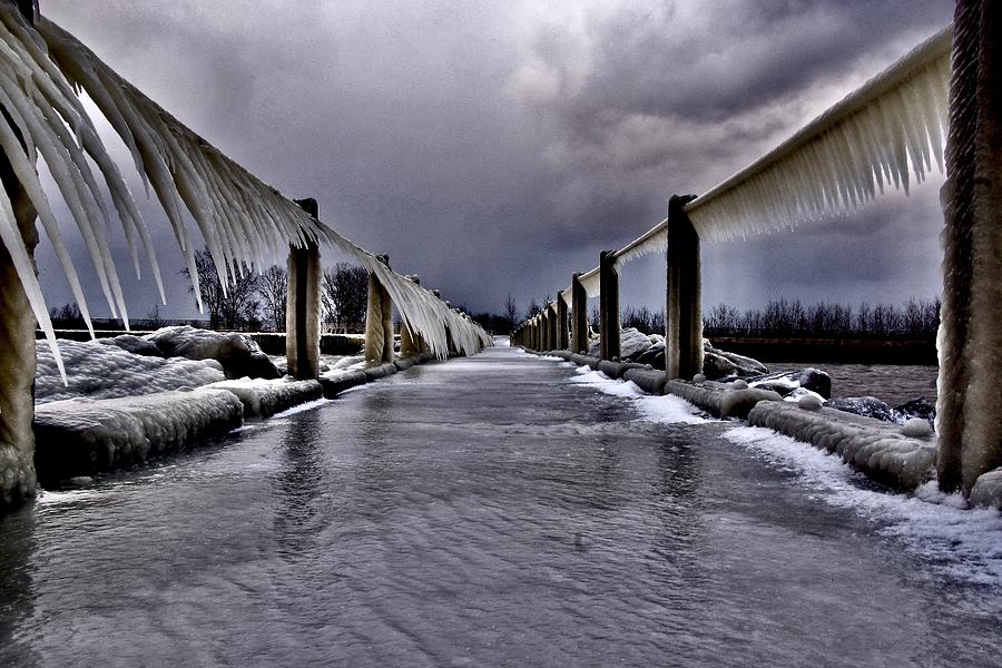 Walkway in the Harbor Photograph by Robert Bodnar Fine Art America