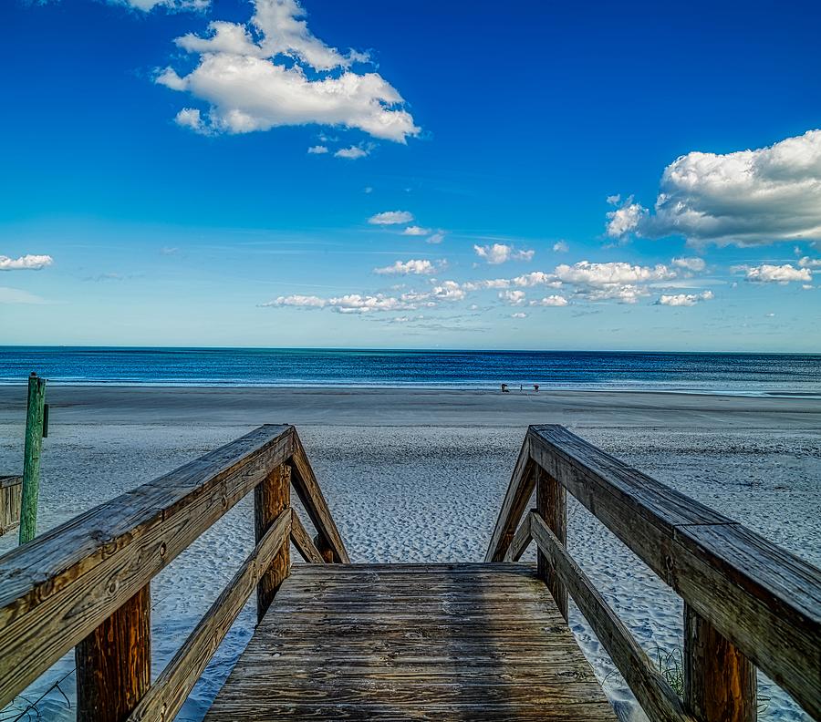 Summer Photograph - Walkway to Jacksonville Beach by Mountain Dreams
