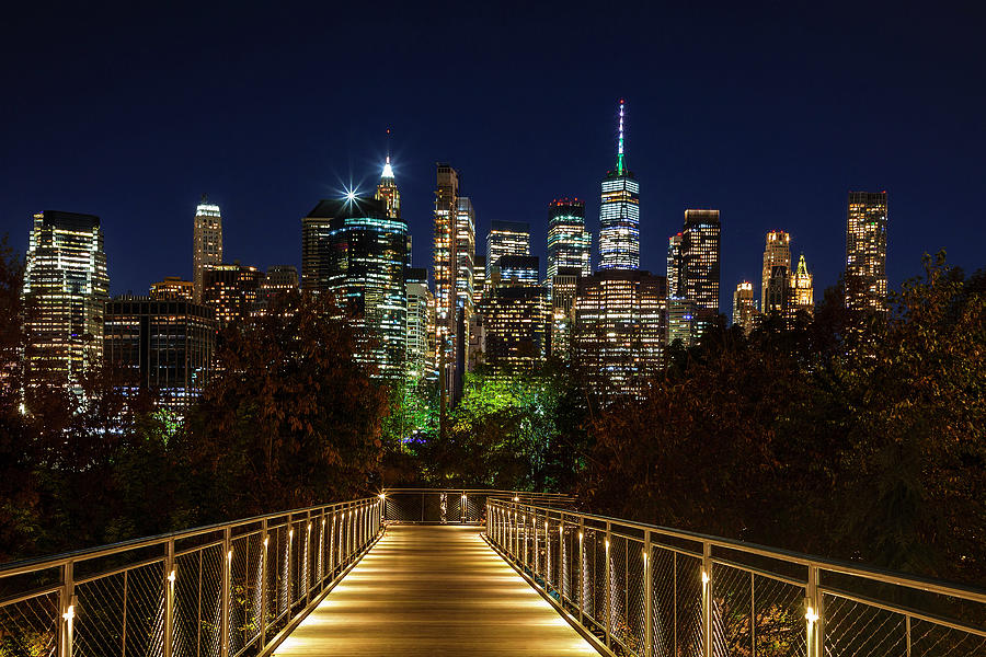 Walkway to New York Photograph by Andrew Soundarajan
