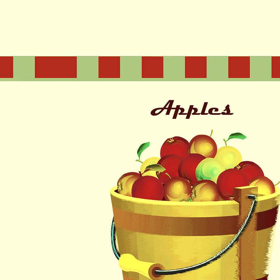 	Wall Art With Apples 12 Digital Art by Miss Pet Sitter