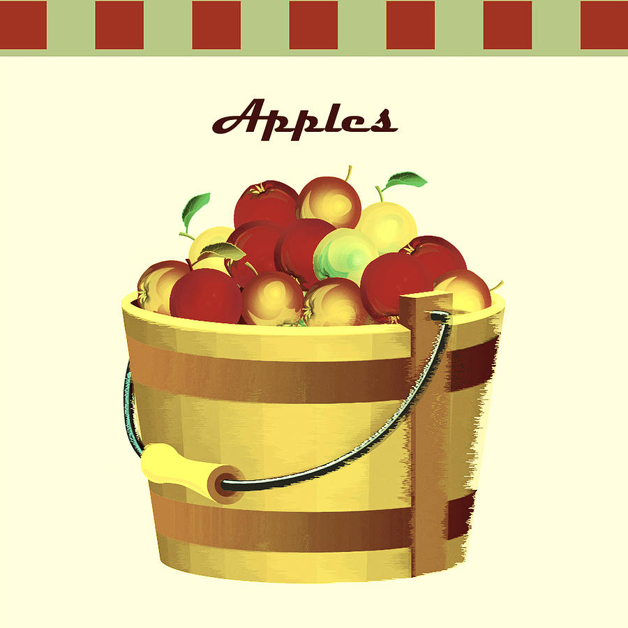 Wall Art With Apples 14 Digital Art by Miss Pet Sitter