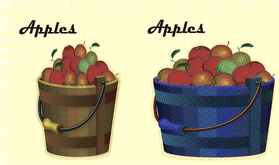 	Wall Art With Apples 18 	 Digital Art by Miss Pet Sitter