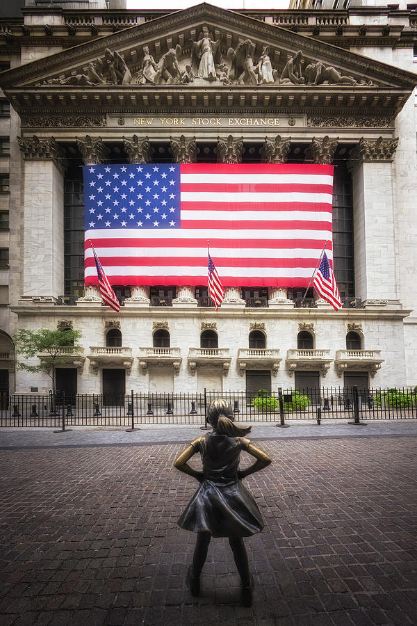Wall Street Fearless Girl Photograph by Susan Candelario