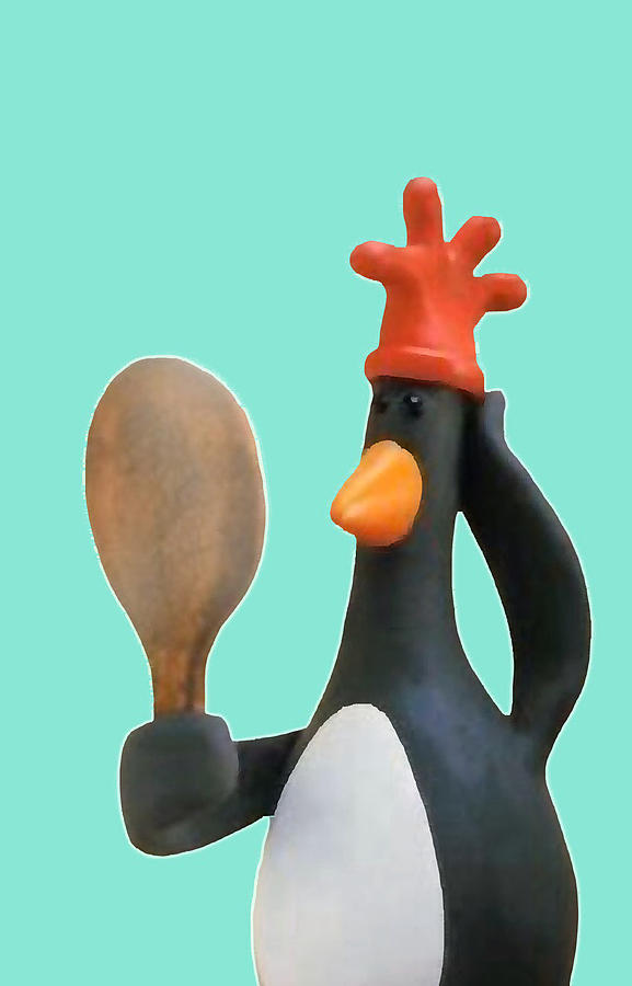 Wallace and gromit Feathers McGraw penguin Digital Art by Dai Doan