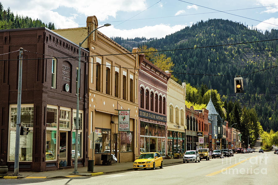 Wallace Idaho Cedar Street Photograph by David Guenther - Fine Art America