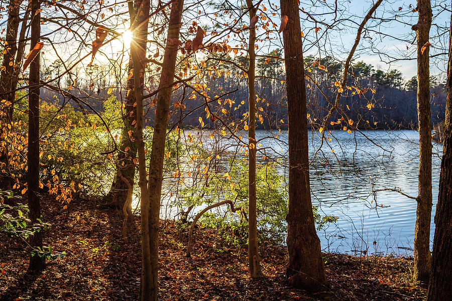 Waller Mill Park Reservoir Sunset Photograph by Rachel Morrison Fine