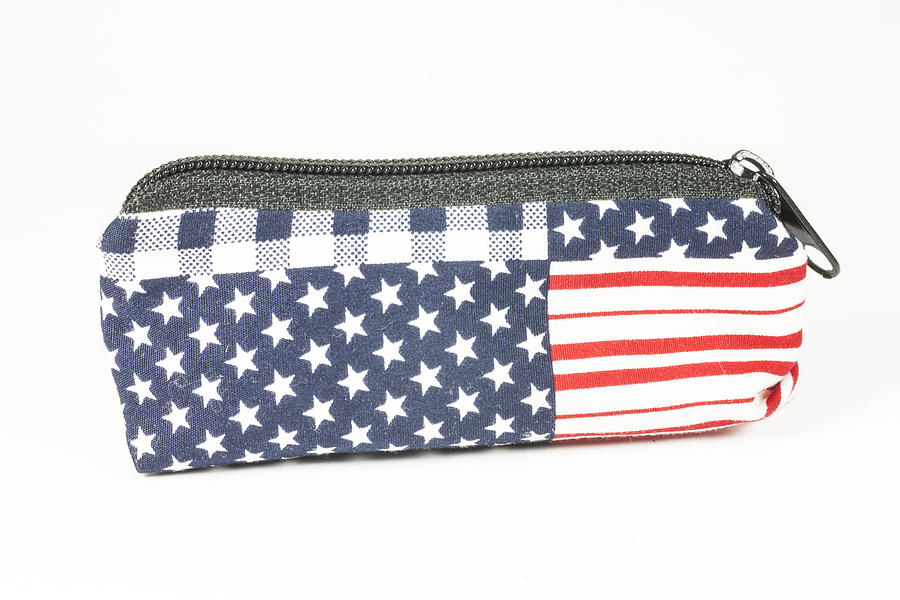 Wallet American flag Photograph by Peterkai