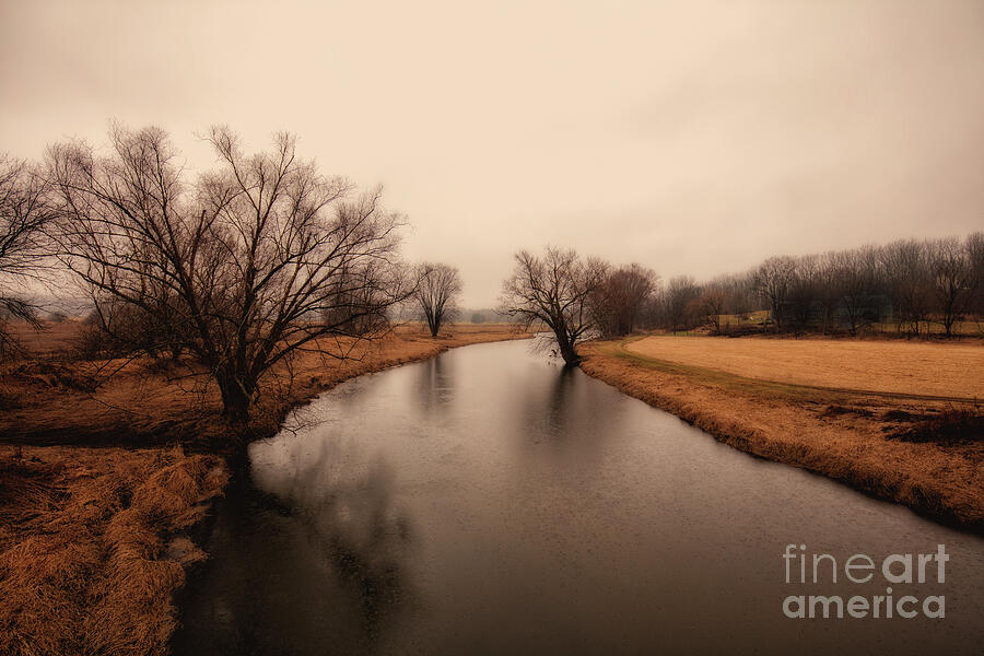 Winter Photograph - Wallkill River Sussex New Jersey by Renata Natale