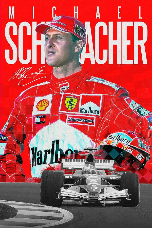 Wallpaper Michael Schumacher Digital Art by Jihan Nihan - Pixels
