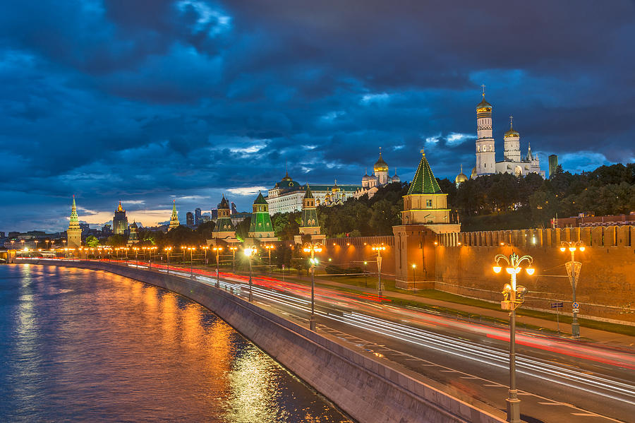 Walls of The Kremlin Photograph by Salvator Barki