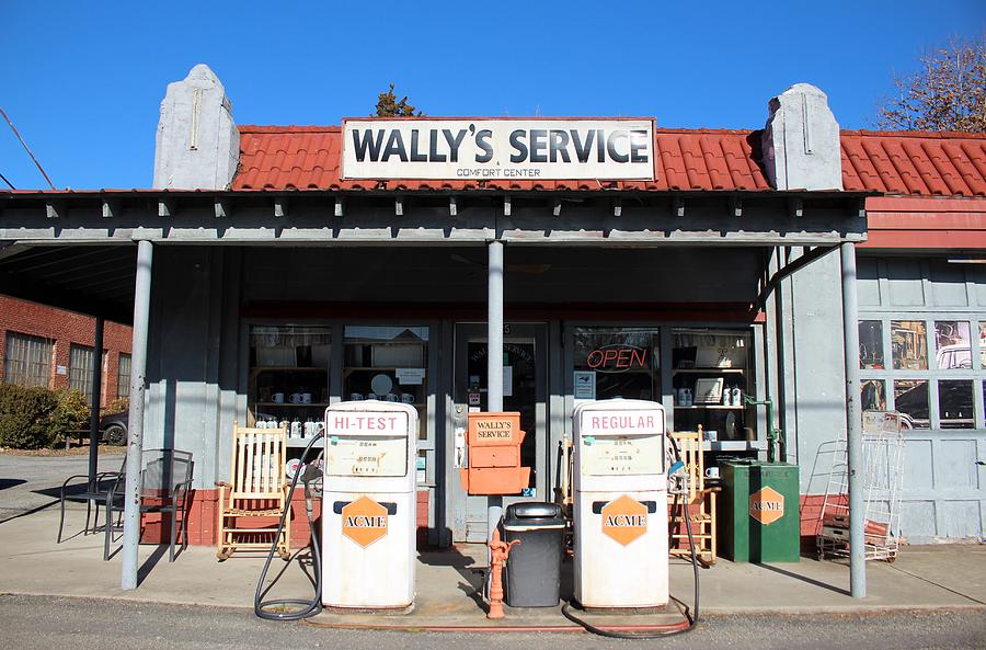 Wallys Service Station Photograph by Cynthia Guinn
