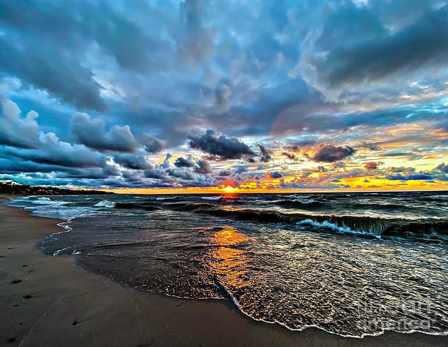 Walnut Beach Park Sunset Photograph by Michael Krek