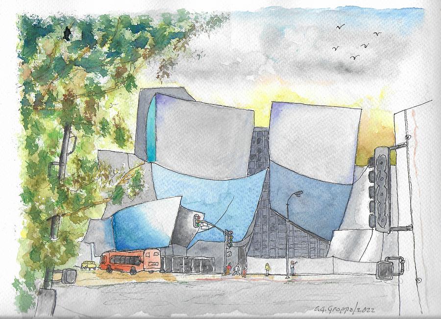 About Walt Disney Concert Hall | Frank gehry, Frank gehry sketch, Walt disney  concert hall