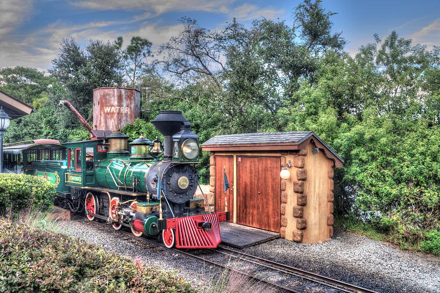 Orlando Photograph - Walt Disney World Railroad by Randy Dyer