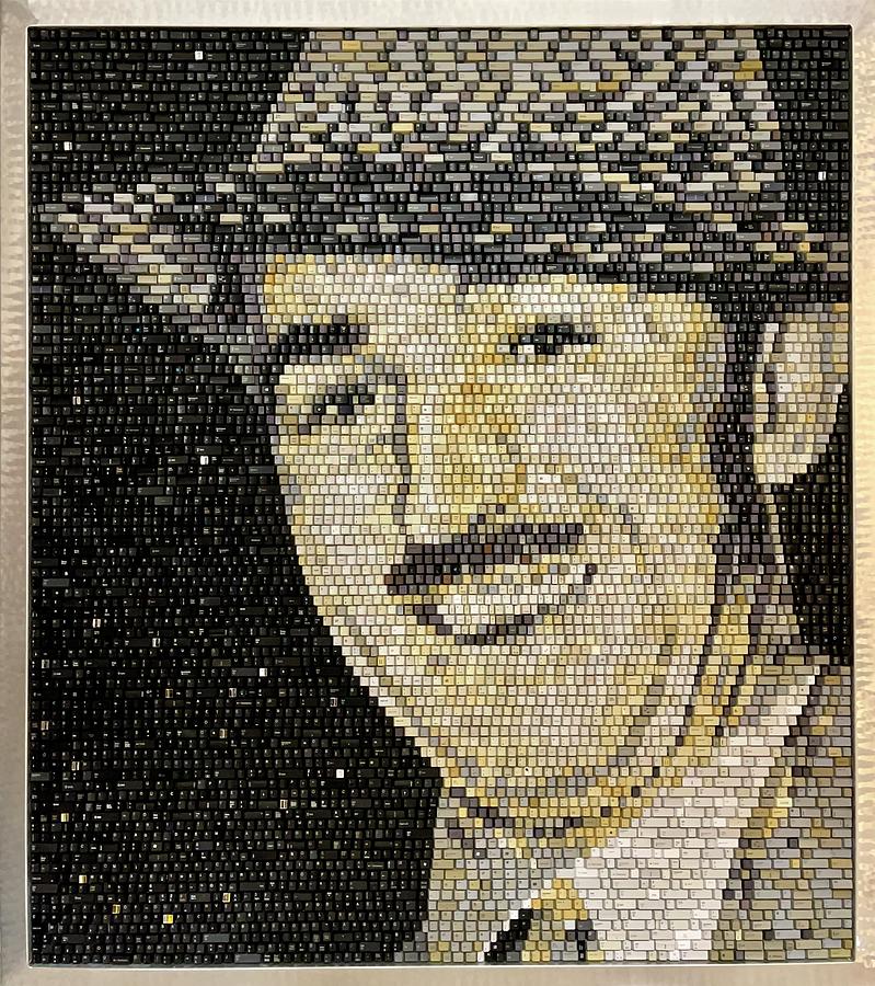 Walt In Fedora SOLD Mixed Media by Doug Powell