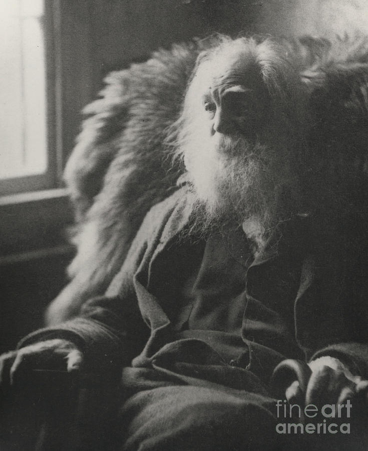 Walt Whitman, 1891  Photograph by Thomas Cowperthwait Eakins