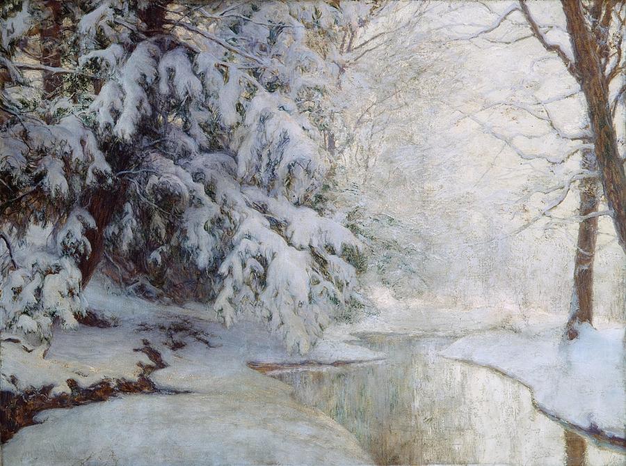 Walter Launt Palmer - Silent Dawn Painting by Les Classics