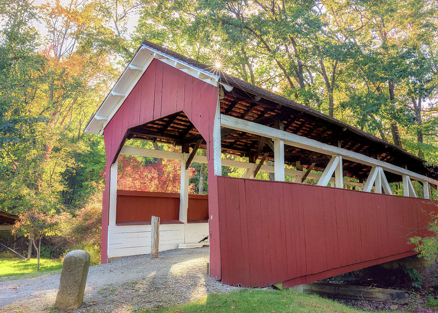 Walters Mill Covered Bridge - Somerset County, Pennsylvania Photograph by Susan Rissi Tregoning