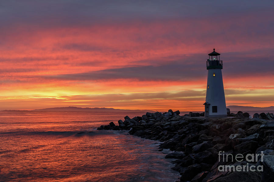 Walton Lighthouse in Santa Cruz California Photograph by Yuval