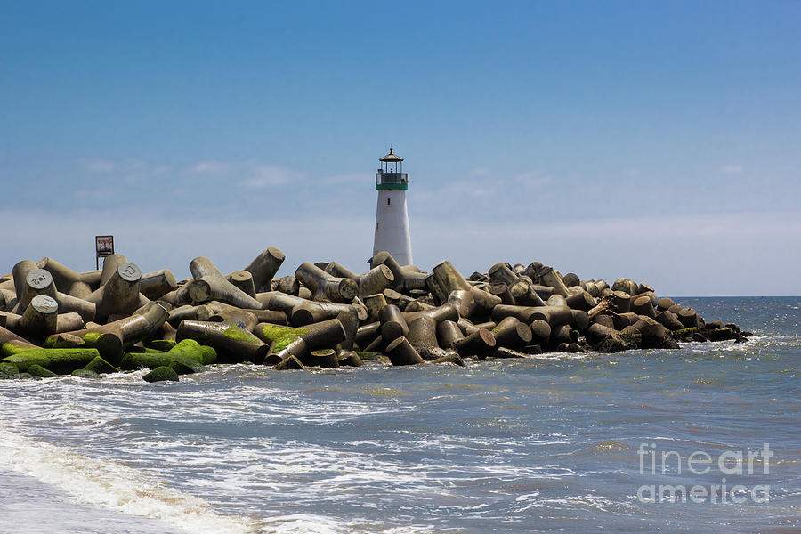 Walton Lighthouse Jetty Photograph by Suzanne Luft | Fine Art America