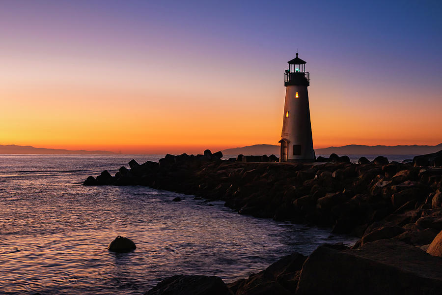 Walton Lighthouse Santa Cruz Photograph by Gary Geddes