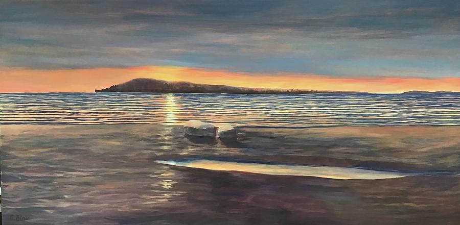 Warm Waters Painting by Cynthia Blair