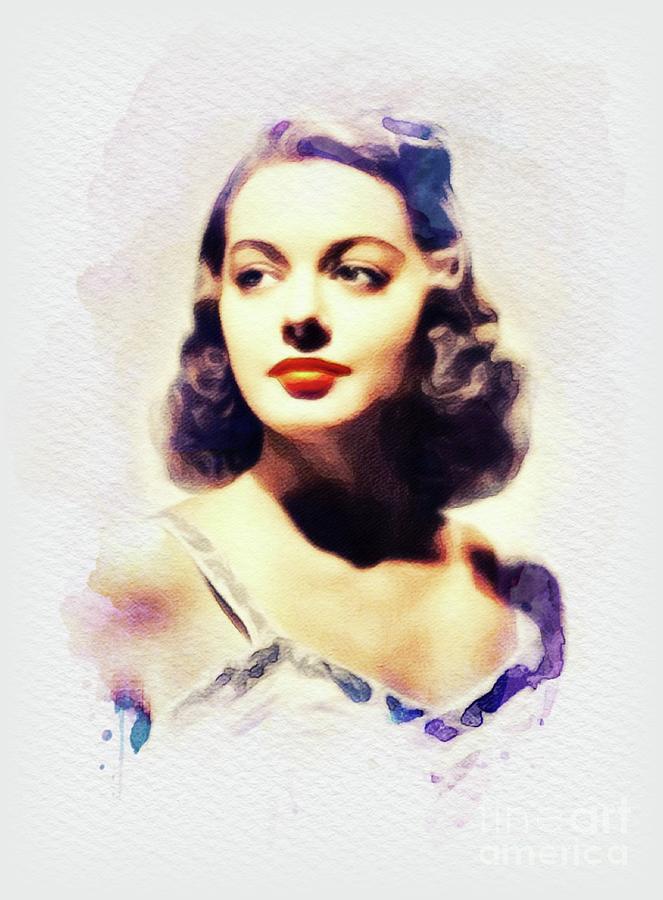 Wanda McKay, Movie Legend Painting by John Springfield | Fine Art America