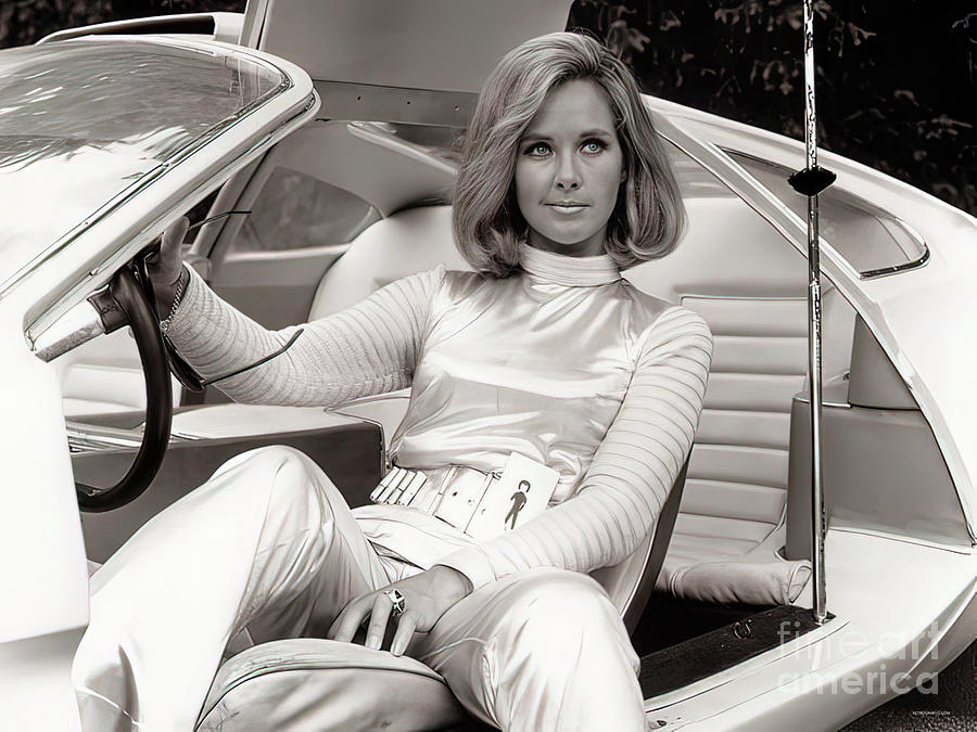 Wanda Ventham from the 1970s British TV series UFO.  Photograph by Retrographs