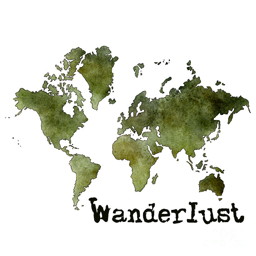 Wanderlust around the world Digital Art by Staci Lichterman | Fine Art ...