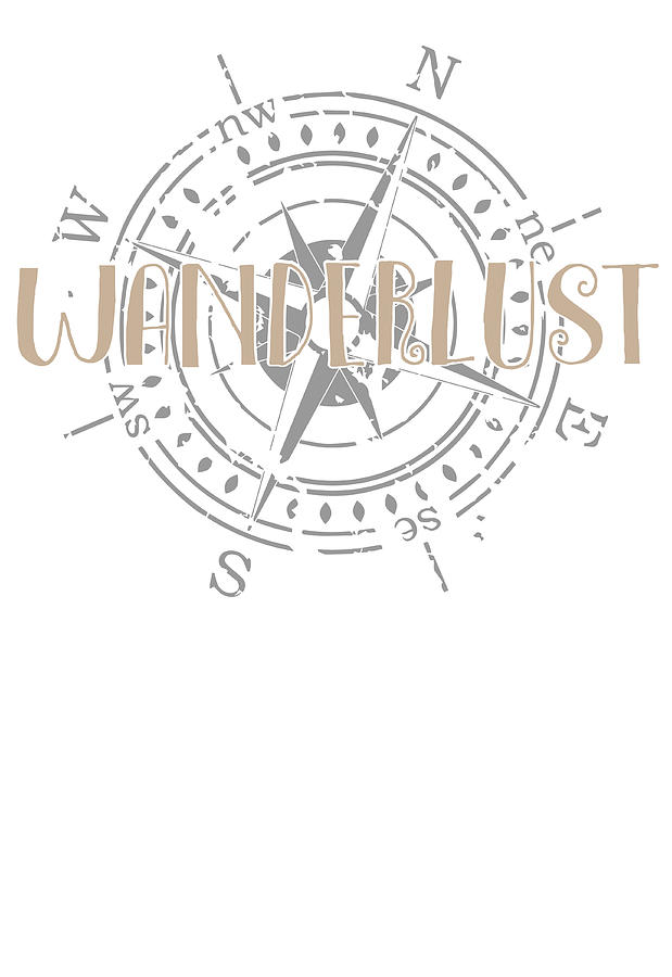 WANDERLUST Compass Digital Art by Jacob Zelazny - Fine Art America