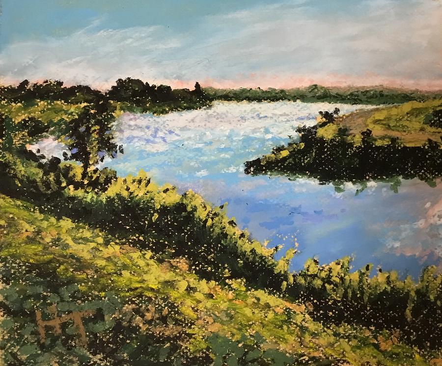 Waning Day at the Bayou Pastel by Harley Talkington - Fine Art America