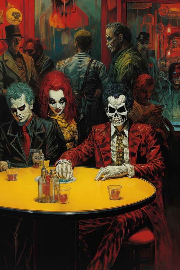 Joker Painting - Wannabe Heroes No.2 by My Head Cinema