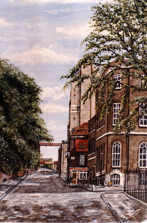 Wapping High Street and The Town of Ramsgate Painting by Mackenzie Moulton
