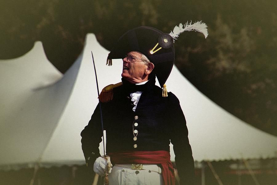 War 1812 naval officer with feather plume hat Photograph by James Mayo ...