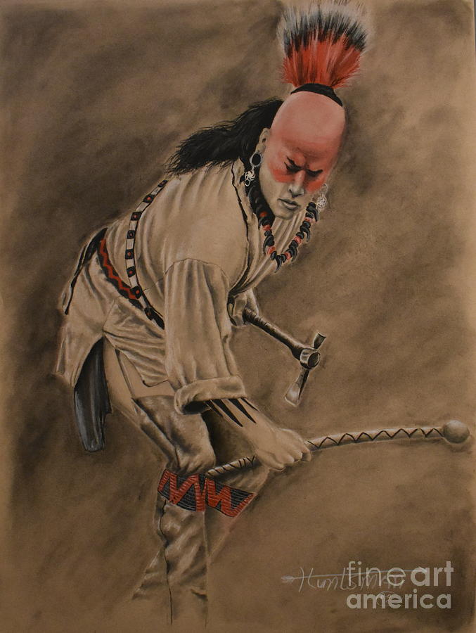 War Dancer Drawing by John Huntsman