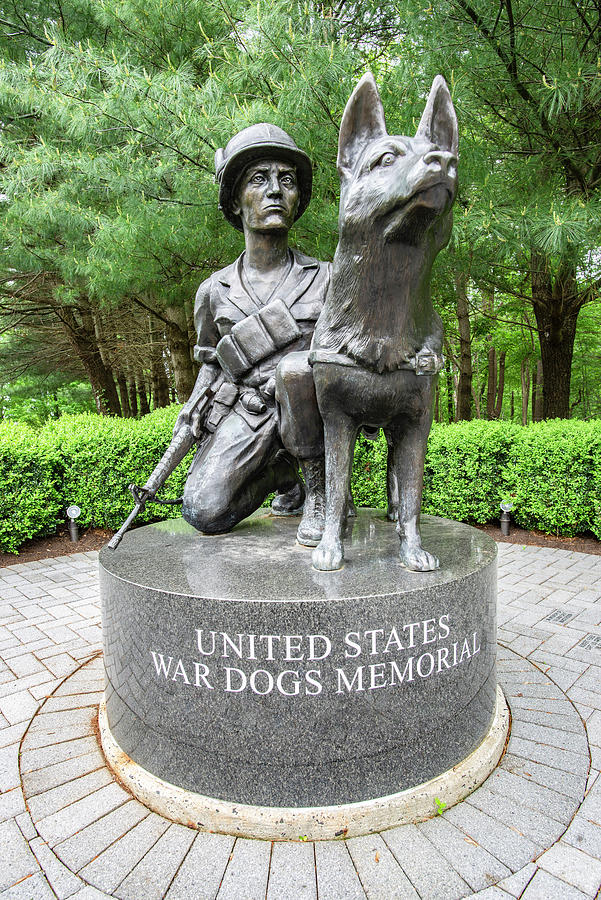 War Dogs Memorial Photograph by Gary Slawsky
