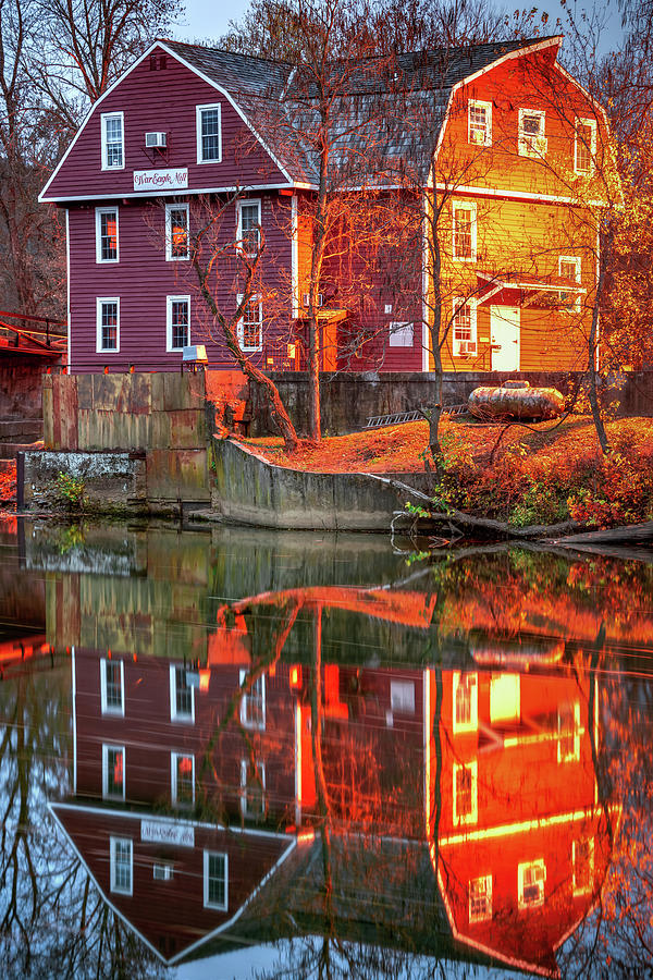War Eagle Mill Creek Reflections Photograph by Gregory Ballos