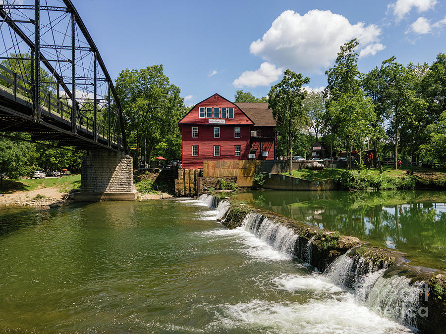 War Eagle Mill Creekside Photograph by Scott Pellegrin - Fine Art America