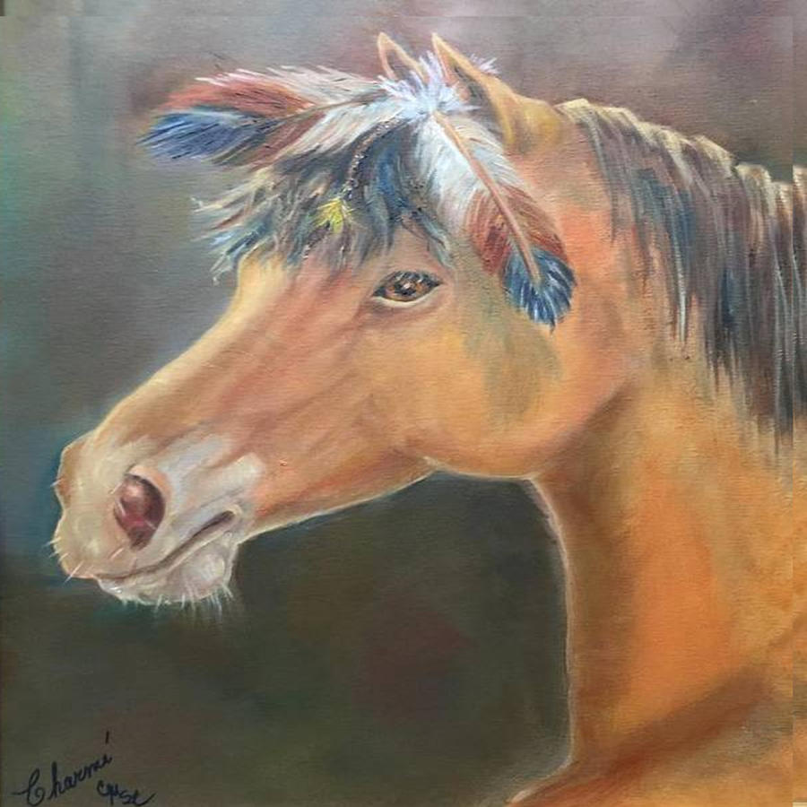 War Horse Painting by Charme Curtin