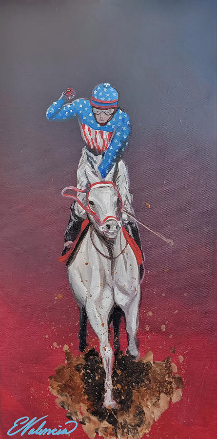 War Horse  Painting by Emanuel Alvarez Valencia