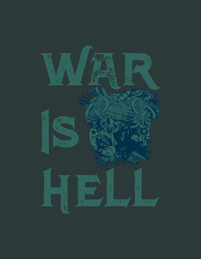 War is hell 17-01 a Painting by Celestial Images