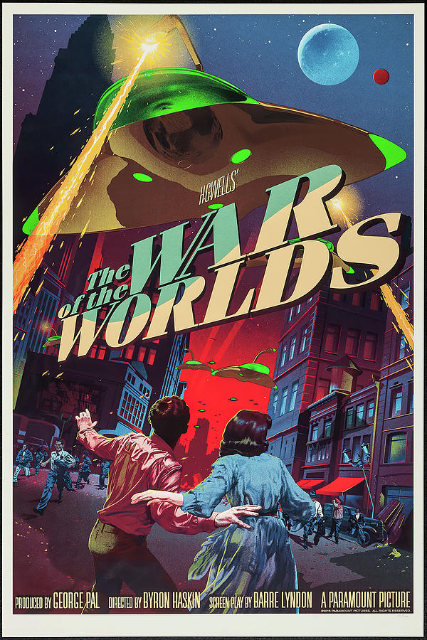 War of the Worlds, 1953-c Mixed Media by Movie World Posters